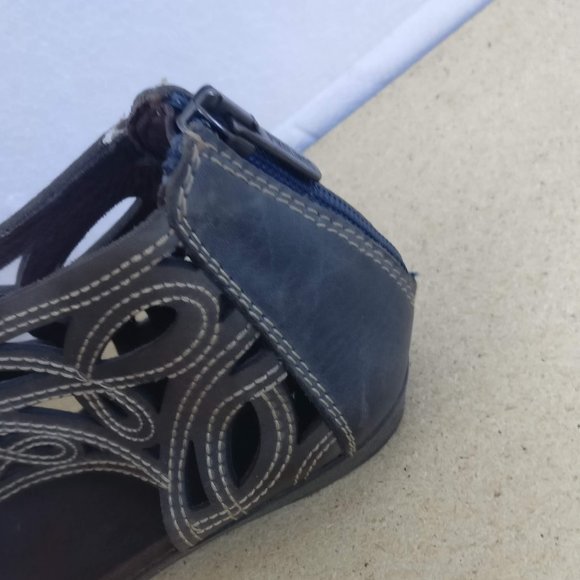 Leather Sandal Pikolinos 100% LEATHER Peasant Comfort Barefoot boho sandal 5 - Picture 5 of 15